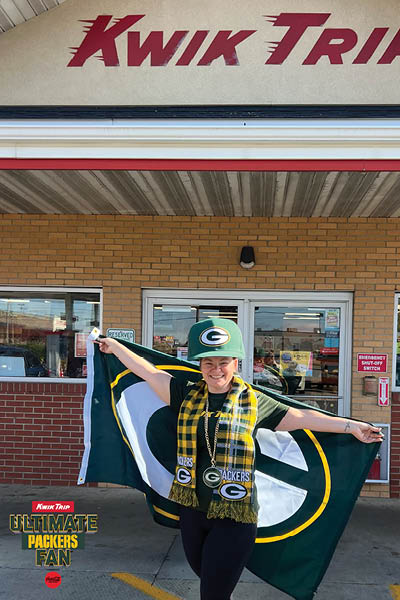 Congrats to our fourth Semi-Finalist of the Ultimate Packers Fan Presented By Coke Zero Sugar Sweepstakes, Remae T. from Rochester, MN!