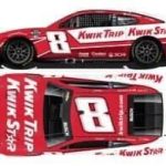 Kwik Trip featured on the No. 8 Kyle Busch car at the Michigan 400!