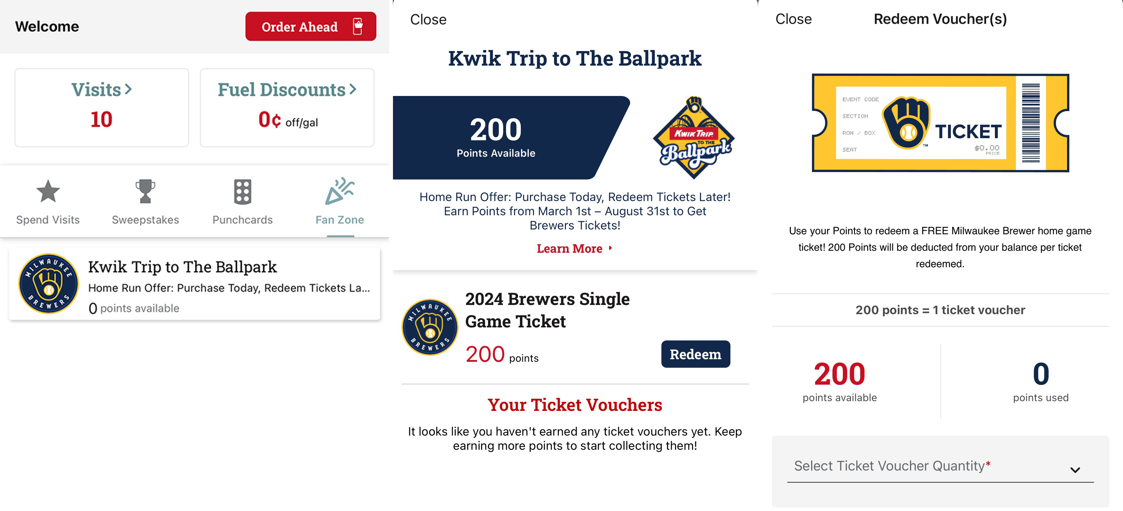 brewers points app screenshots