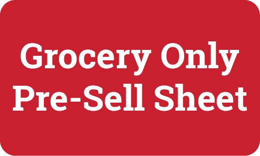 grocery only pre-sell sheet button