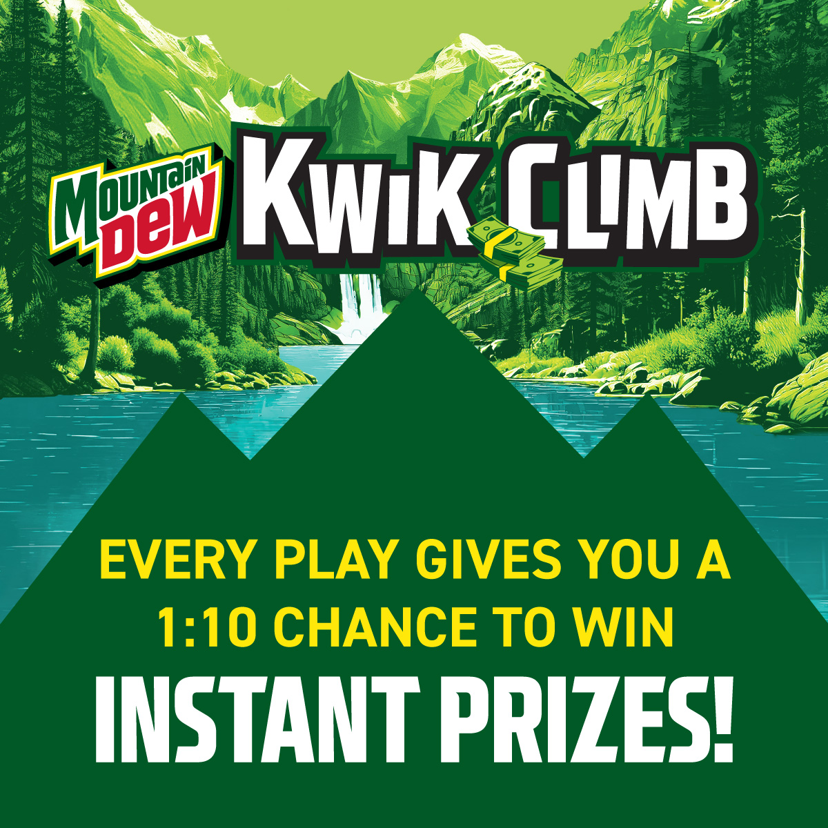 every play gives you a 1:10 chance to win instant prizes!