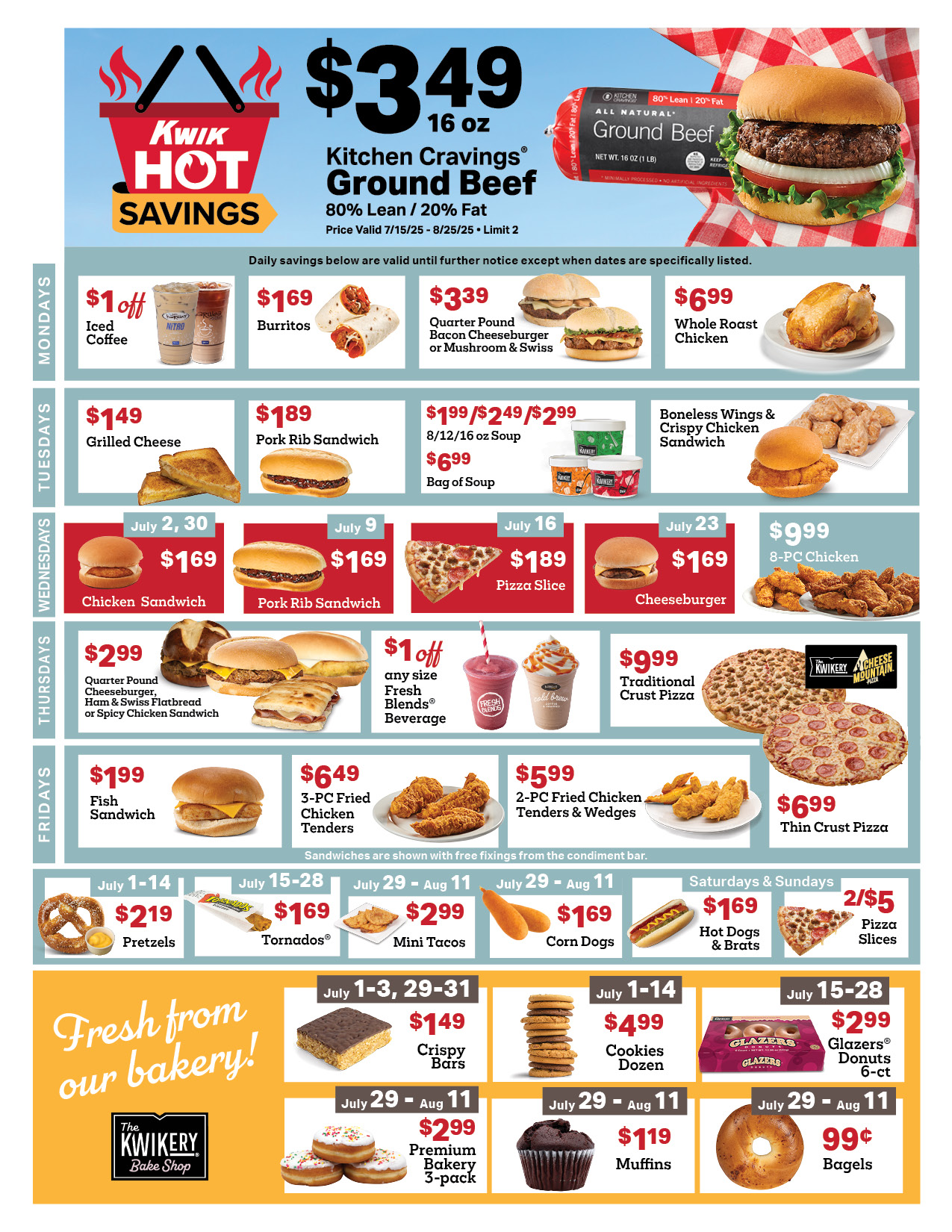 6 week in-store flyer