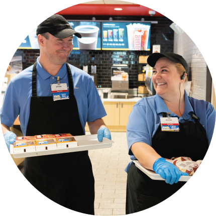 image of two coworkers