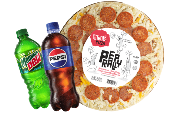 pepsi products and pothole pizza