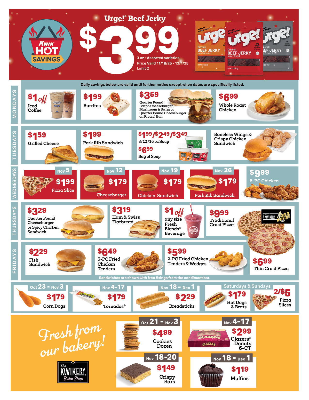 6 week promo in-store flyer