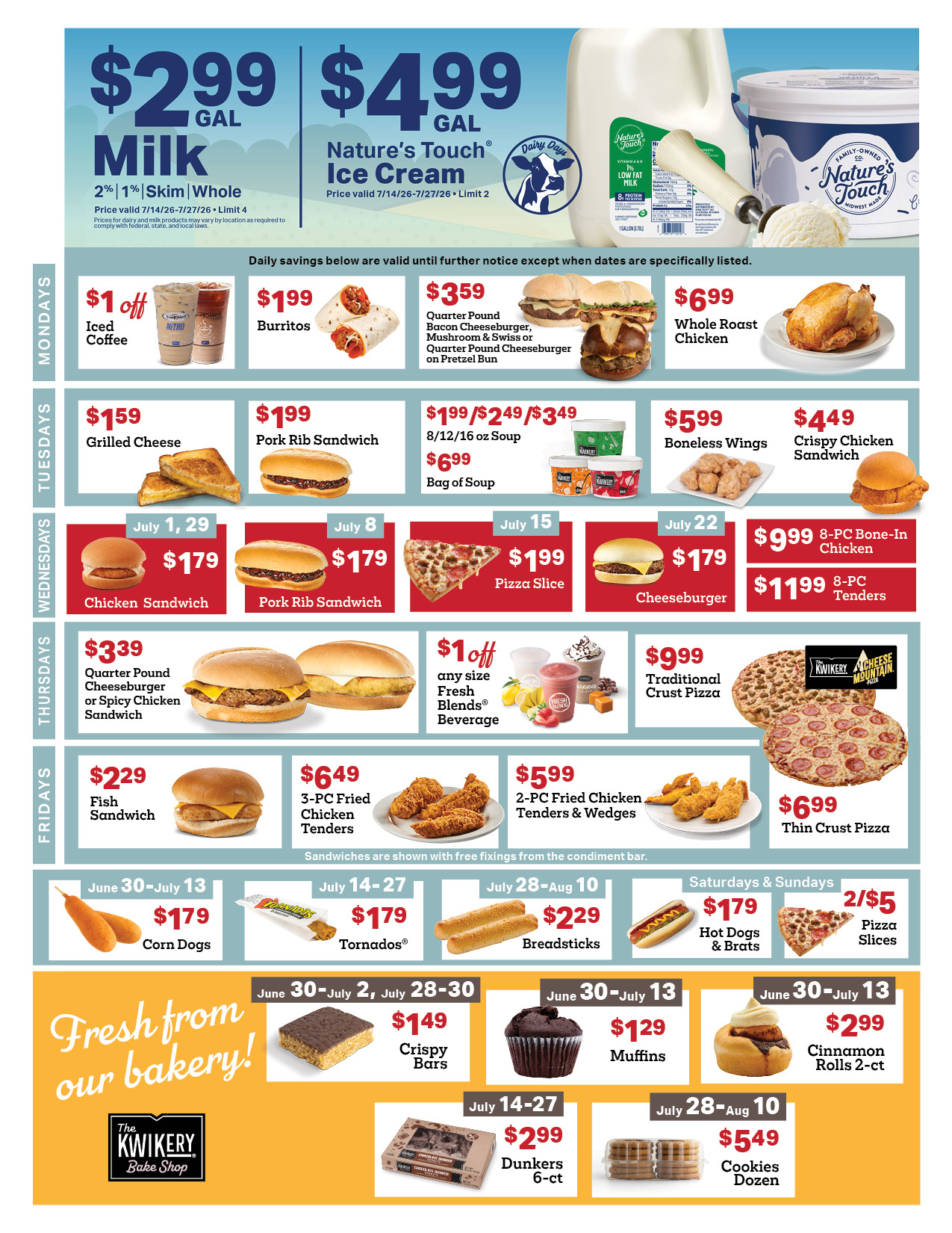 6 week promo flyer