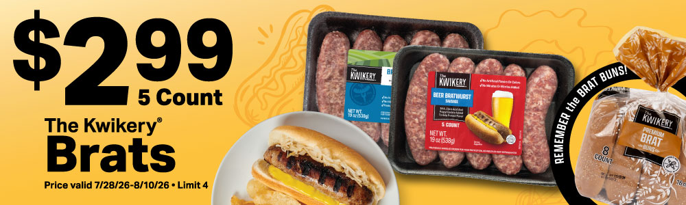 $2.99 brats
