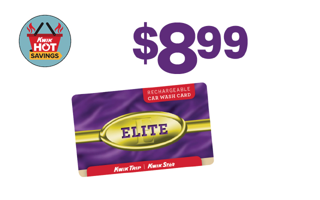 $8.99 Elite Car Wash
